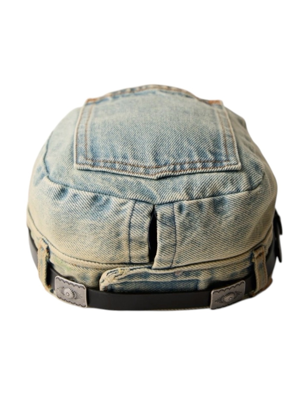 Free People Washed Denim Cadet Hat NWT $58 - Picture 3 of 8